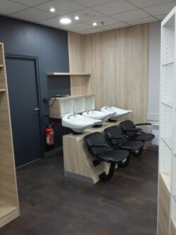 Agencement d'un salon de coiffure