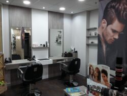 Agencement intérieur pour un salon de coiffure