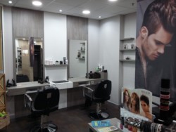 Agencement intérieur pour un salon de coiffure